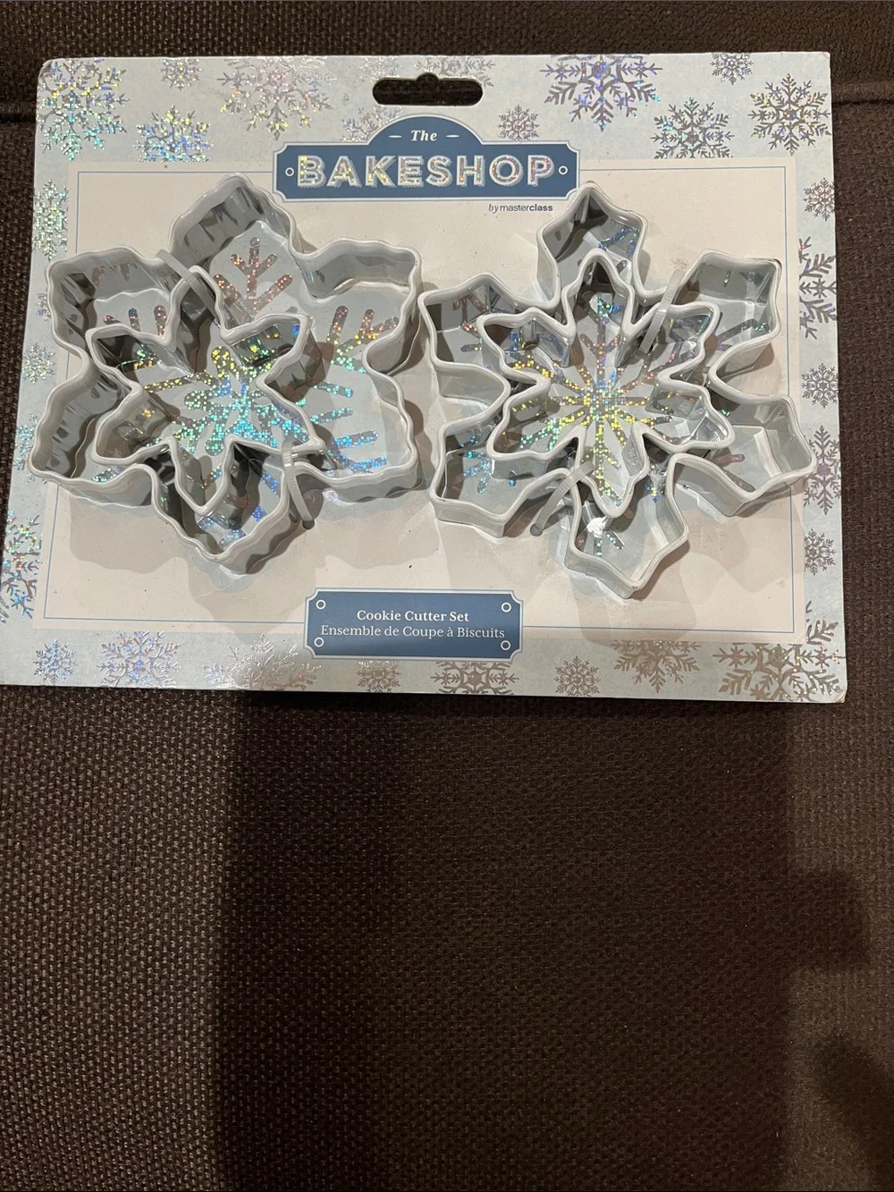 White Snowflake Cookie Cutter Set - 4 Pack